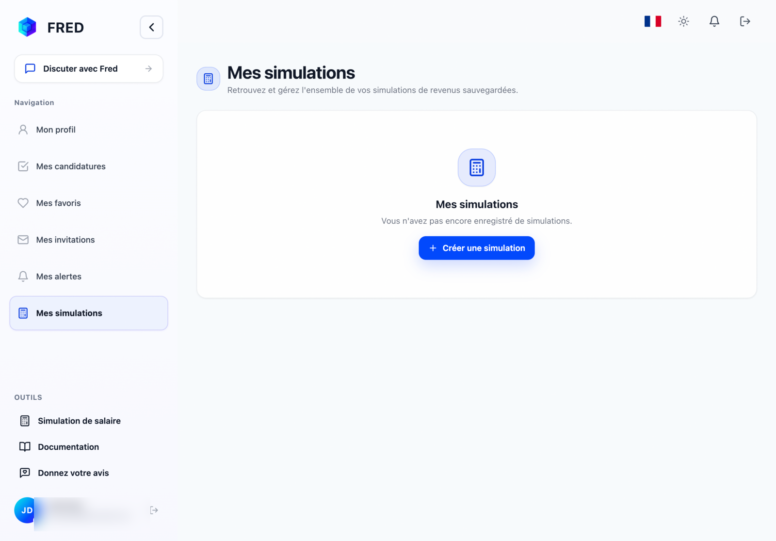 Simulations enregistrées